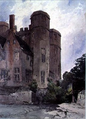 Die Burg von Kenilworth von William Callow